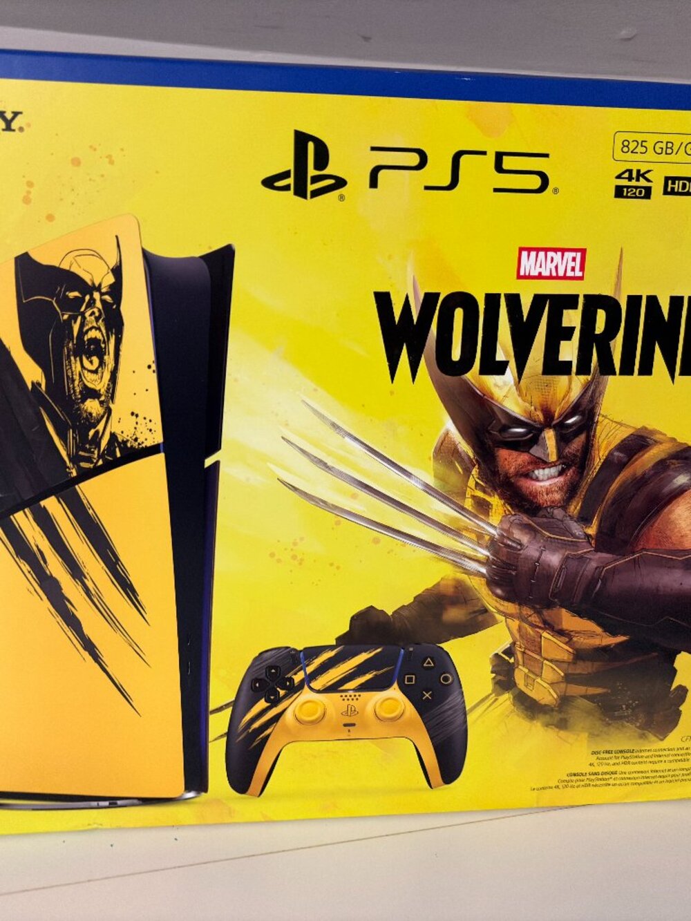 Sony PS5 Digital Console Marvel's Wolverine Limited Edition 4K Yellow/Black